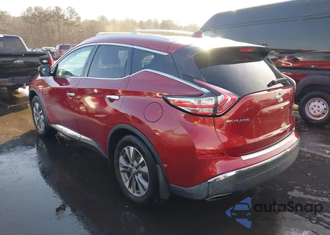 2017 Nissan Murano Sl из США, поврежденный, VIN 5N1AZ2MH9HN117074